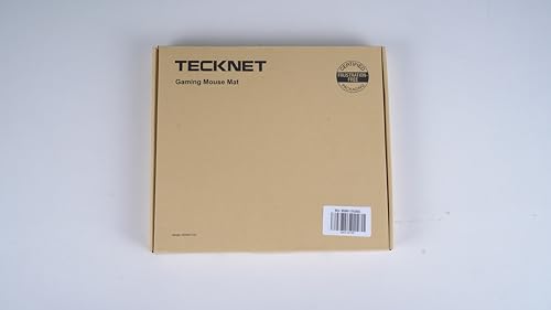 TECKNET Mouse Mat with Memory Foam Rest -Non-slip Rubber base- Special-Textured Water-Resistant Surface