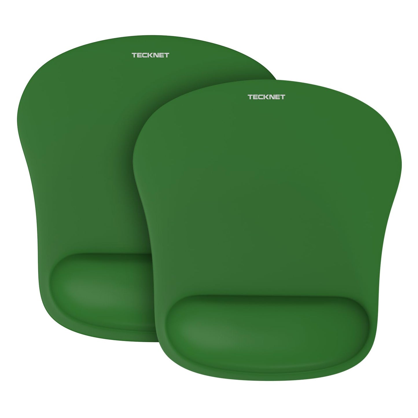 TECKNET Mouse Mat with Memory Foam Rest -Non-slip Rubber base- Special-Textured Water-Resistant Surface