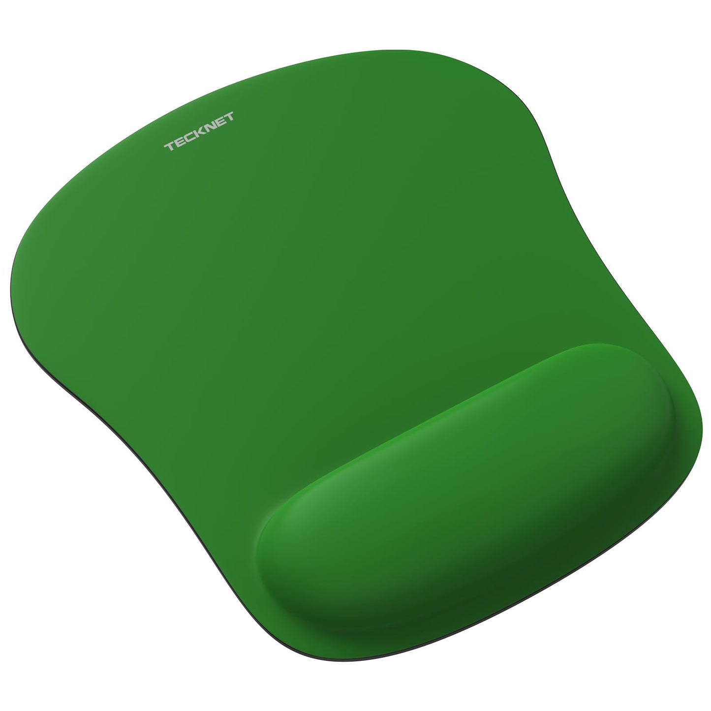 TECKNET Mouse Mat with Memory Foam Rest -Non-slip Rubber base- Special-Textured Water-Resistant Surface