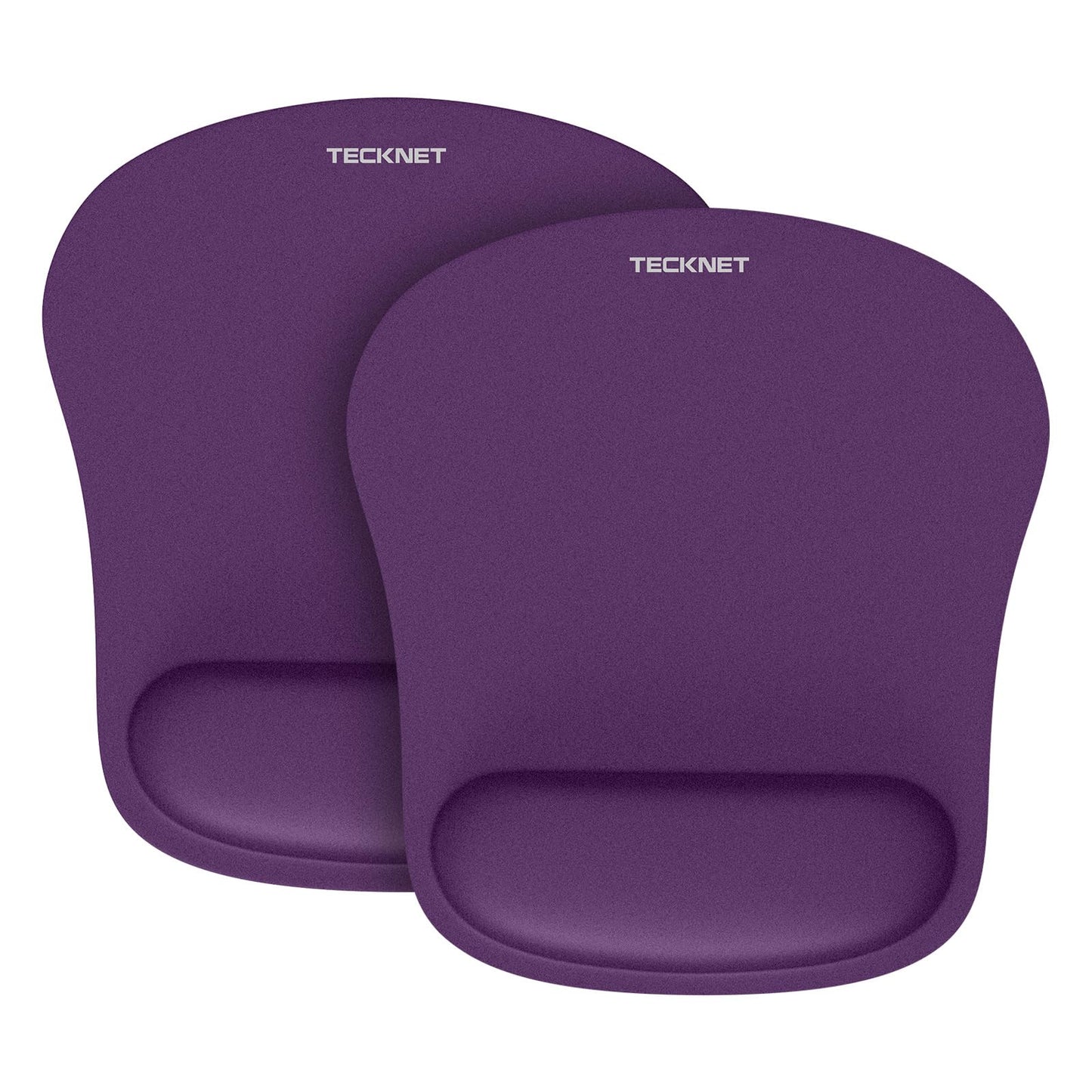 TECKNET Mouse Mat with Memory Foam Rest -Non-slip Rubber base- Special-Textured Water-Resistant Surface