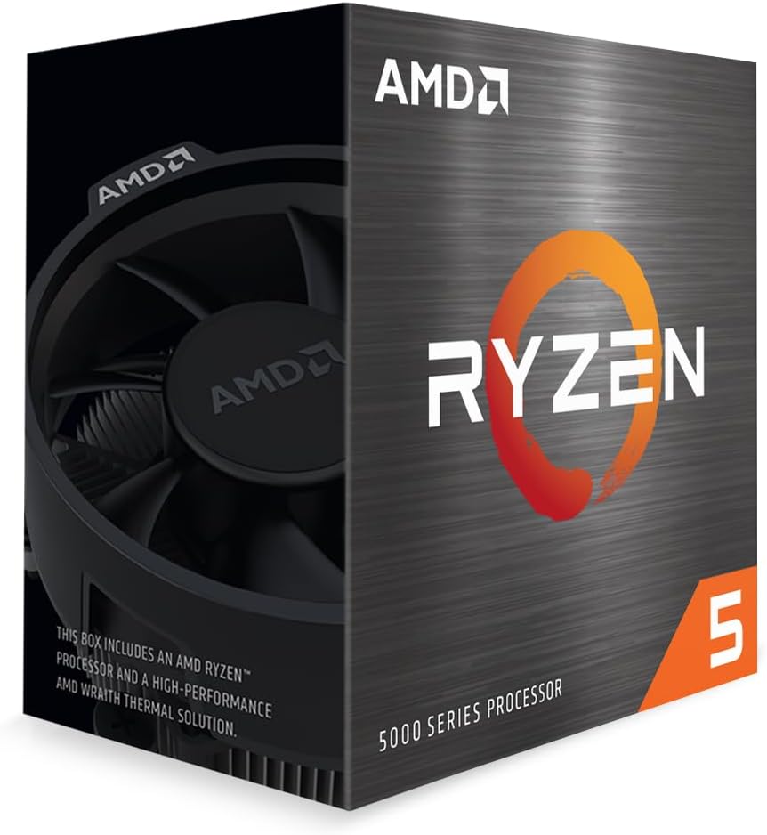 AMD Ryzen 5 5600XT Processor, 6 Cores/12 Unbridled Threads, Zen Architecture 4, 35MB Cache, 65W TDP, Up to 4.7GHz Frequency Boost, Socket AM4, with Wraith Stealth Fan